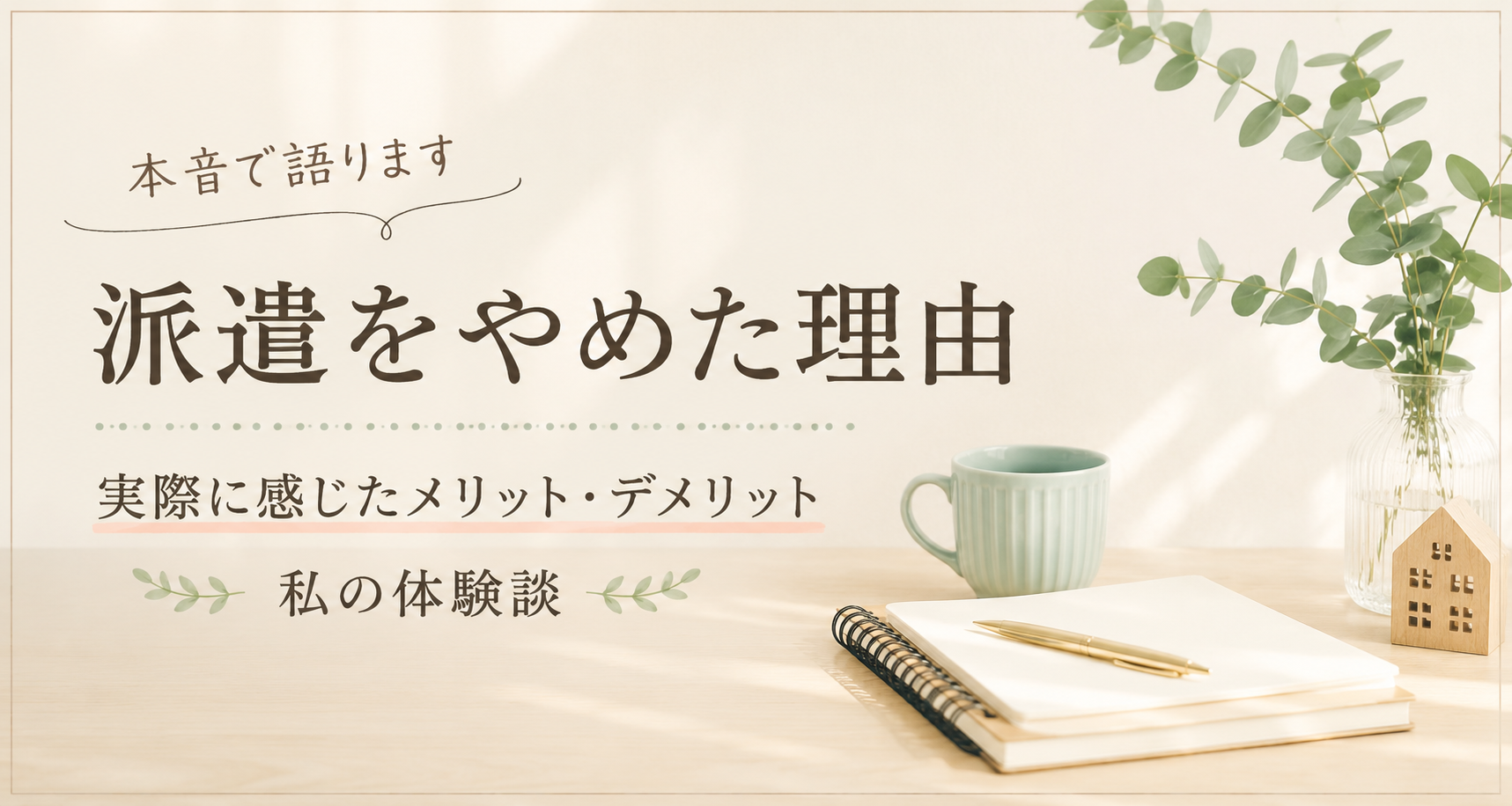 わたしが派遣を辞めた理由——10社以上渡り歩いた末に気づいたこと